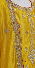 Chatta Patti | Gharara | Yellow