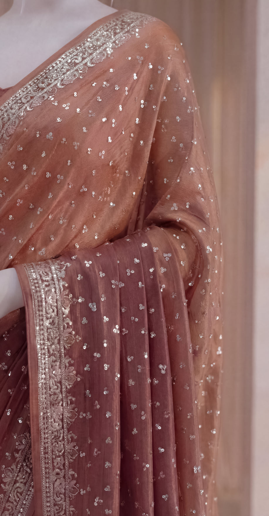 Resa | Saree | Brown