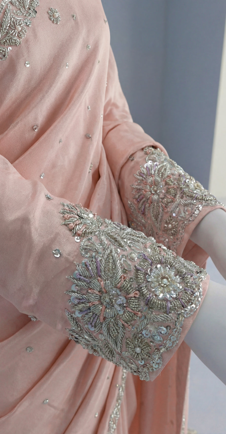 Ferya | Saree | Blush Pink