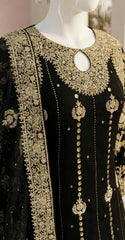 Kehkashaa | Farshi Lehenga | Black