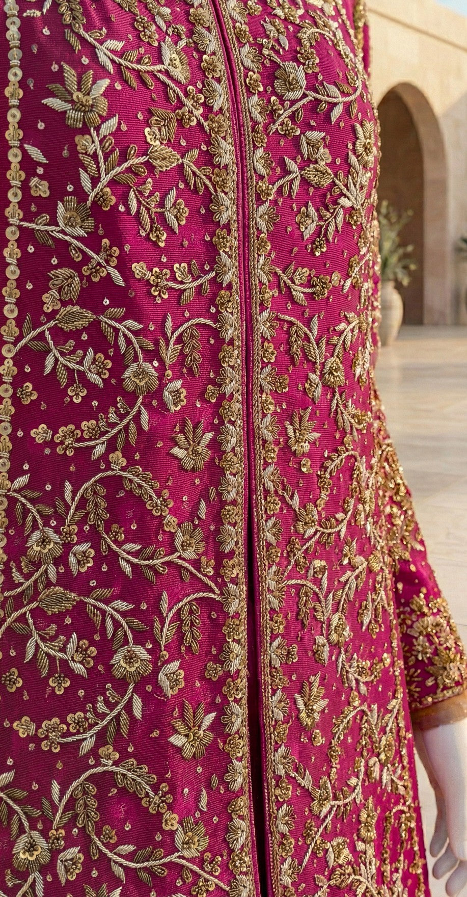 Durr e Fishan  | Farshi Lehenga | Red