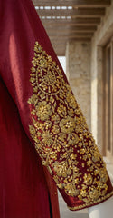 Seemab | 3 Piece | Stitched | Red