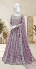 Fariha | Maxi | Stitched | Lavender