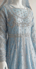Fariha | Maxi | Stitched | Ice Blue
