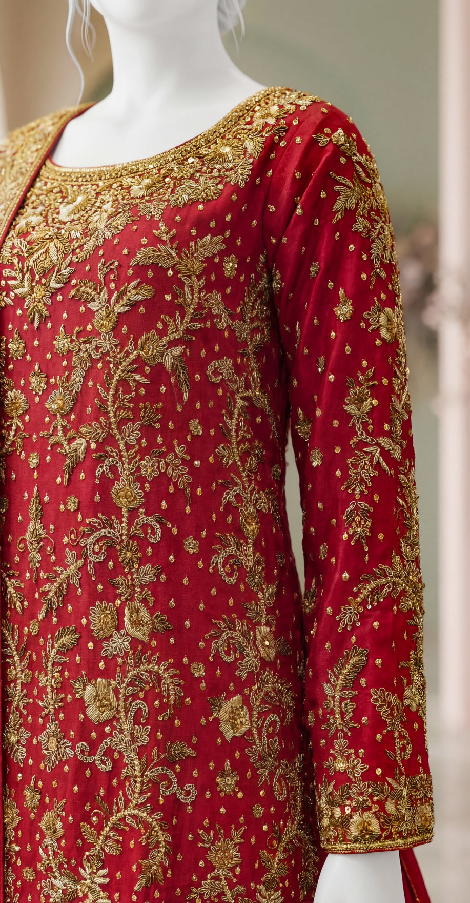 Gulaab  | Farshi Lehenga | Red