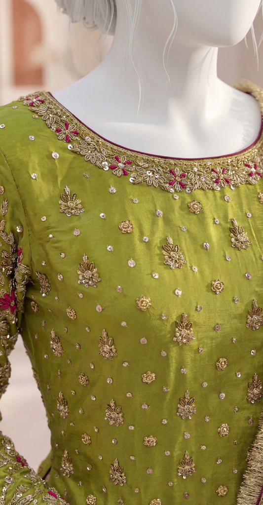 Fasana| Lehenga | Green