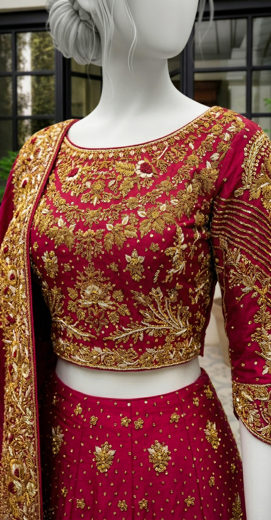 Fardeen | Lehenga | Red