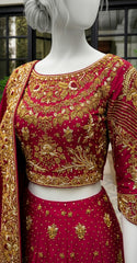 Fardeen | Lehenga | Red