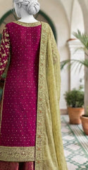 Gulfaam | 3 Piece | Stitched | Ruby