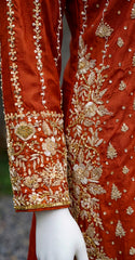 Zarash | 3 Piece | Stitched | Rust