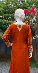 Zarash | 3 Piece | Stitched | Rust