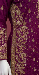 Zarash | 3 Piece | Stitched | Magenta