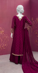 Zarash | 3 Piece | Stitched | Magenta