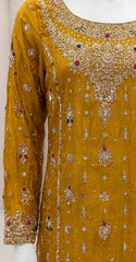 Muqaddar | 3 Piece | Stitched | Mustard