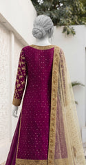 Gulfaam | 3 Piece | Stitched | Ruby
