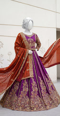 Zenia | Lehenga | Hot Pink