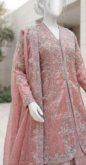 Sraha | 3 Piece | Stitched | Blush