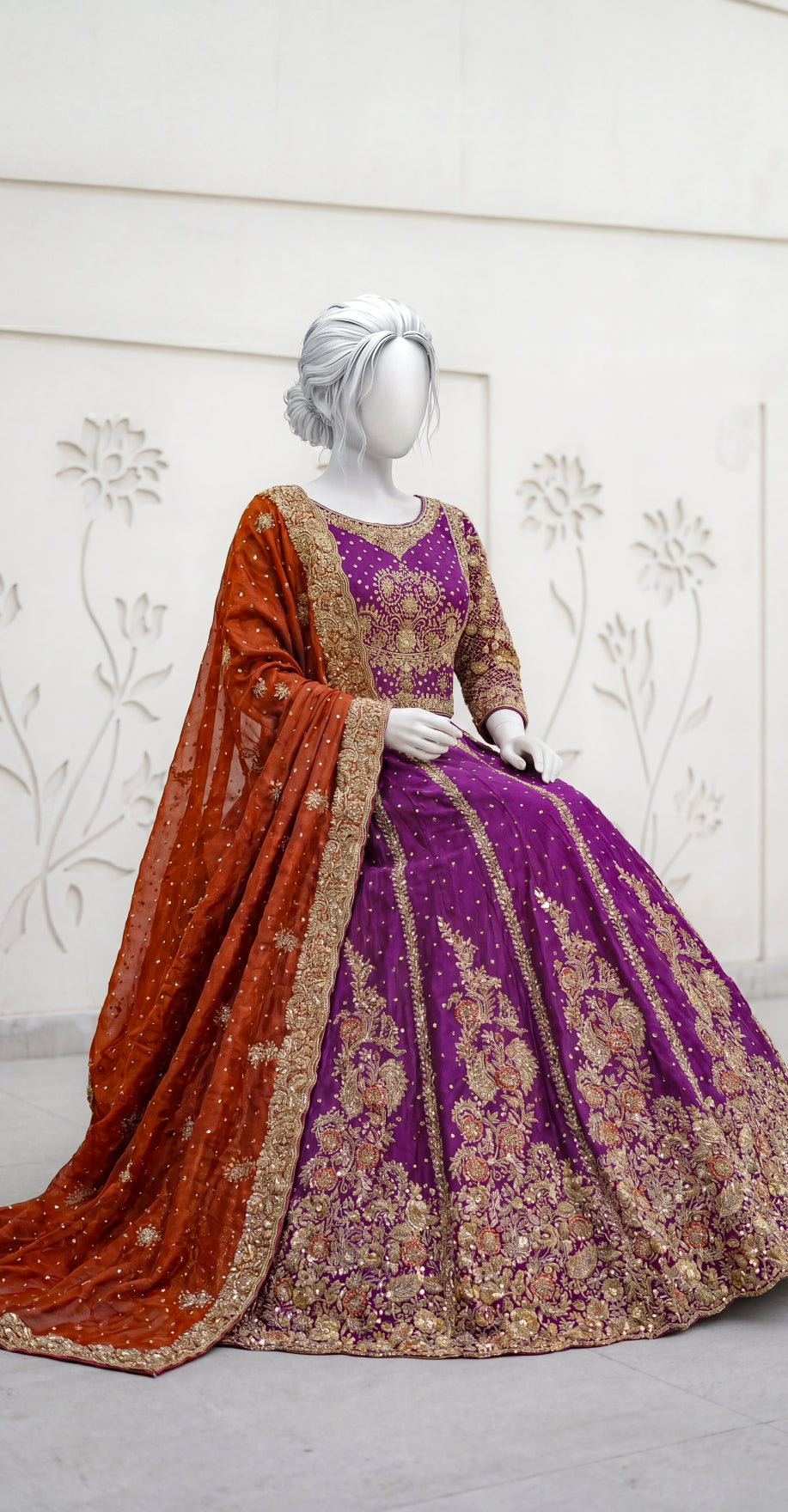 Zenia | Lehenga | Hot Pink