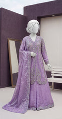 Sraha | 3 Piece | Stitched | Lavender