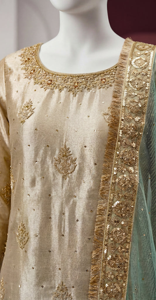 Rakul | Gharara | Golden