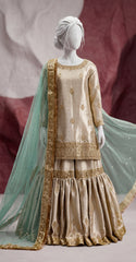 Rakul | Gharara | Golden