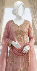 Sehraz | 3 Piece | Stitched Suit | Tea Pink