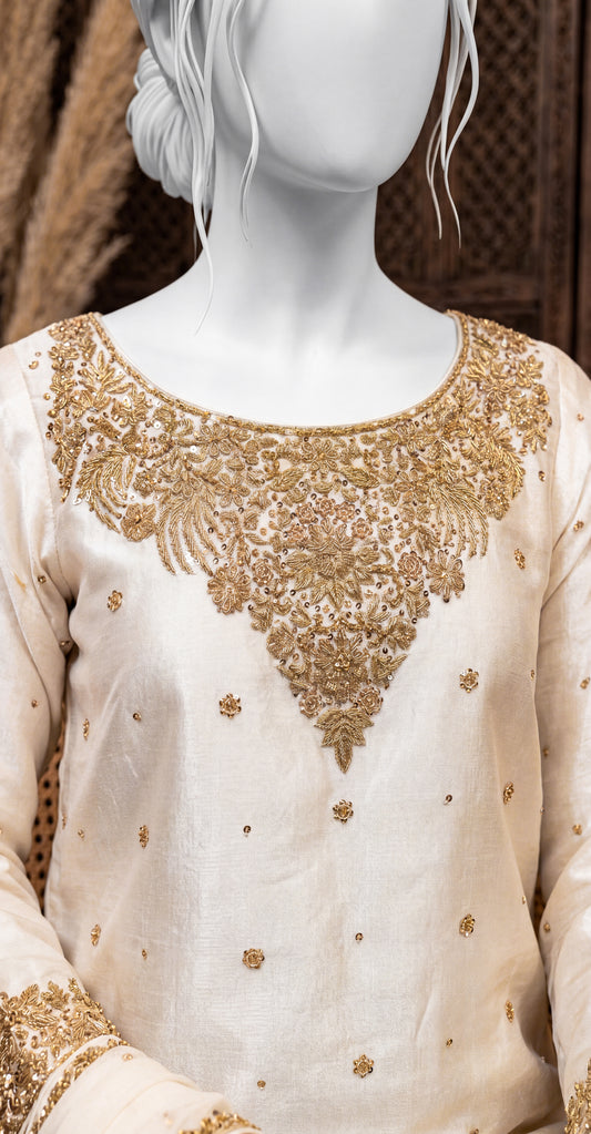 Shifaa | Gharara | Off-White
