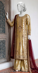 Almaira | 3 Piece | Stitched | Goldein