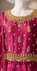 Miraal | Lehenga | Ruby Red