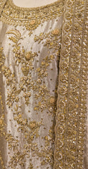Dahaab | 3 Piece | Stitched | Golden