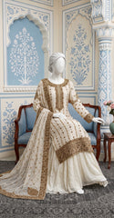 Anaya | 3 Piece | Stitched Suit | Off White