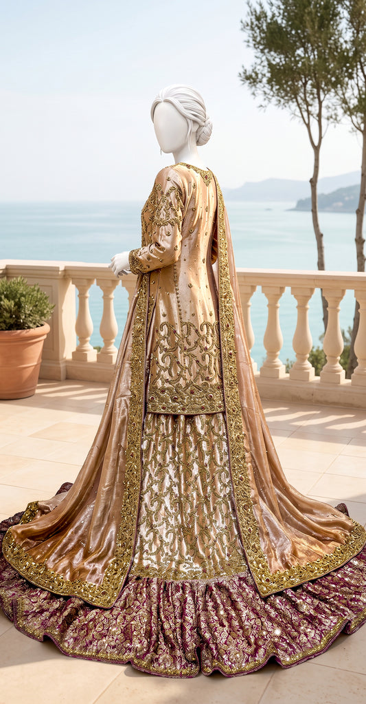 Soha | Farshi Lehenga | Golden