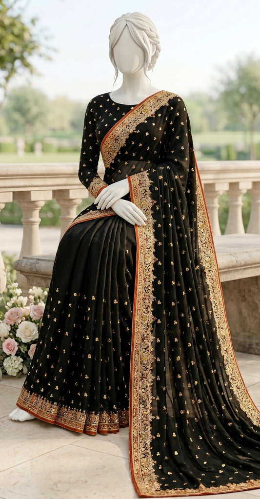Abeera | Saree | Black