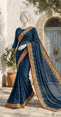 Abeera | Saree | Teal