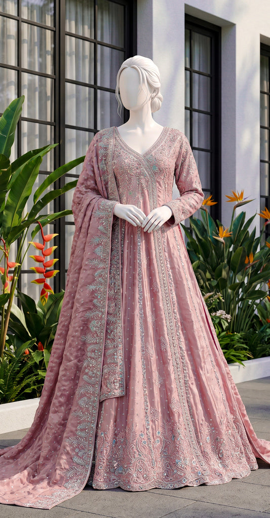 Tarannum | Maxi | Blush Pink