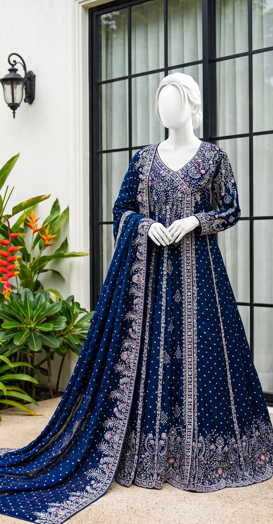 Tarannum | Maxi | Ink Blue
