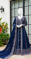Tarannum | Maxi | Ink Blue