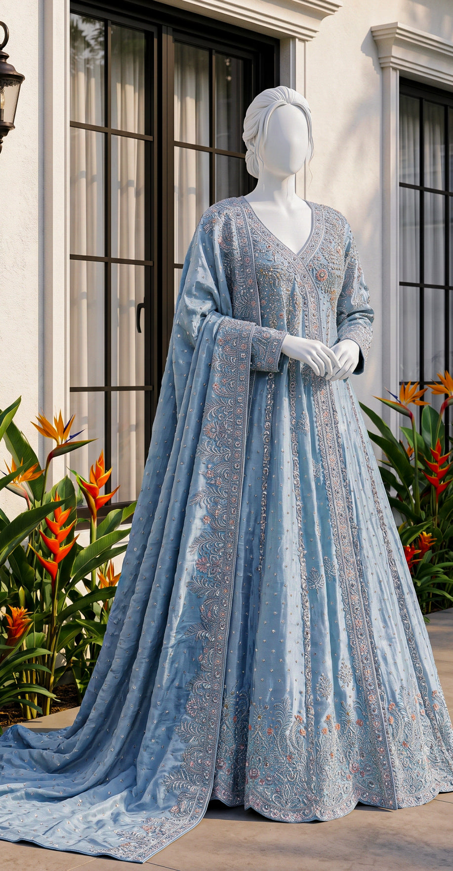 Tarannum | Maxi | Crystal Blue