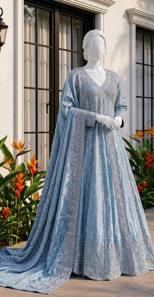 Tarannum | Maxi | Crystal Blue