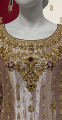 Aaliya | 3 Piece | Stitched | Rose Gold