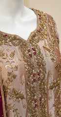 Nysa | 3 Piece | Stitched | Rose Gold
