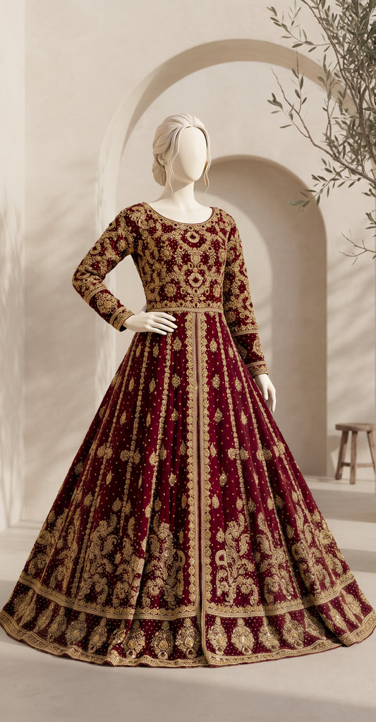 Sheerin | Maxi | Maroon