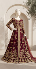 Sheerin | Maxi | Maroon