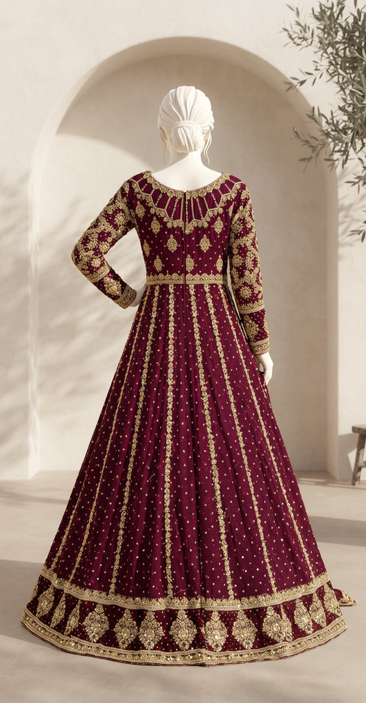 Sheerin | Maxi | Maroon