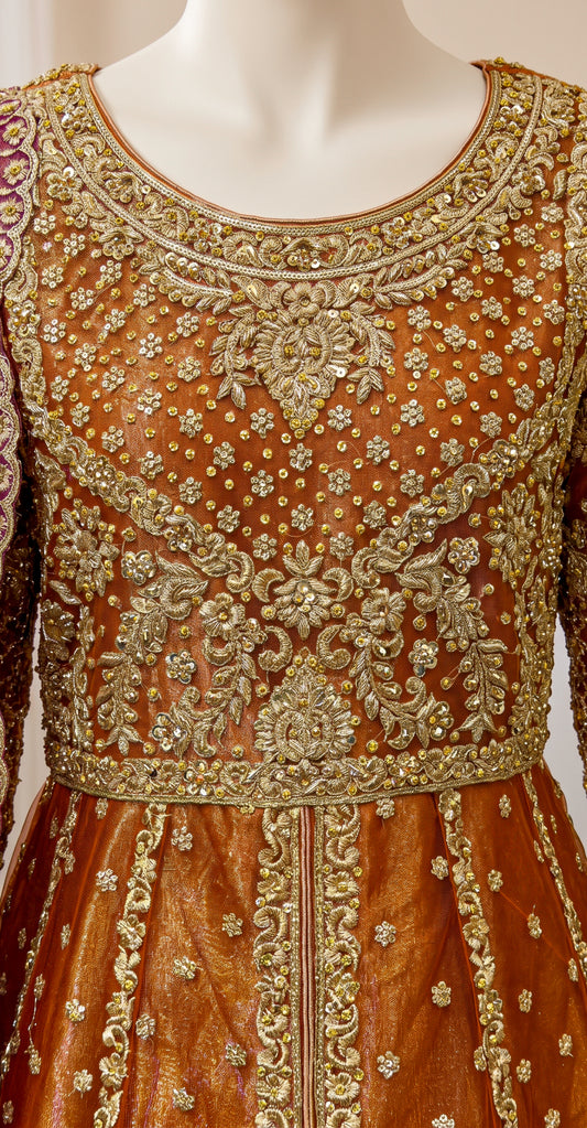 Mah e Naaz | Maxi | Rust