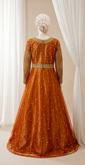 Mah e Naaz | Maxi | Rust