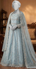 Fariha | Maxi | Stitched | Ice Blue