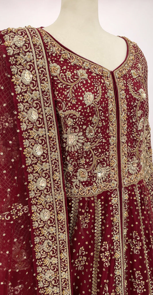 Duaa | Maxi | Maroon