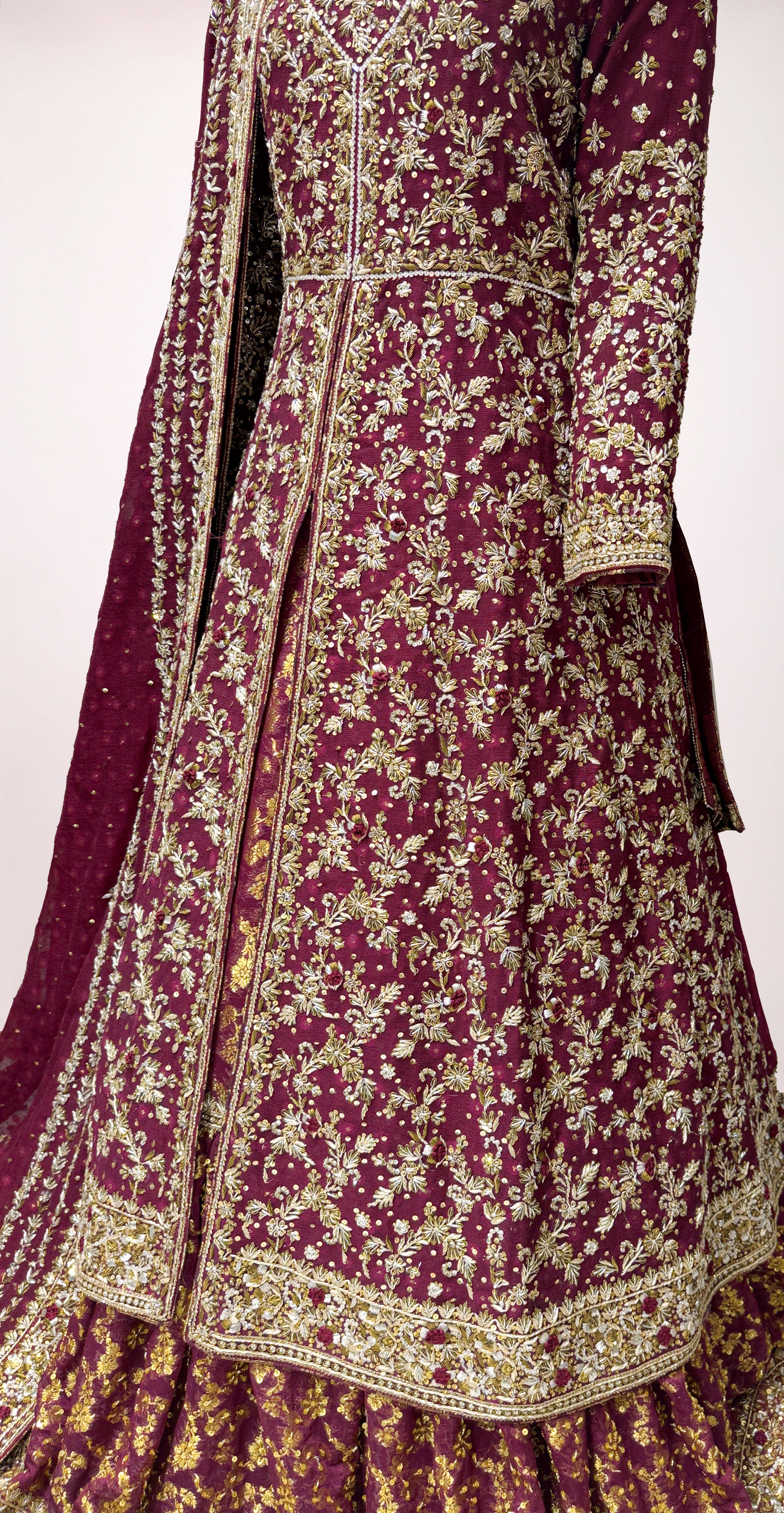 Nishaat | Farshi Lehenga | Magenta