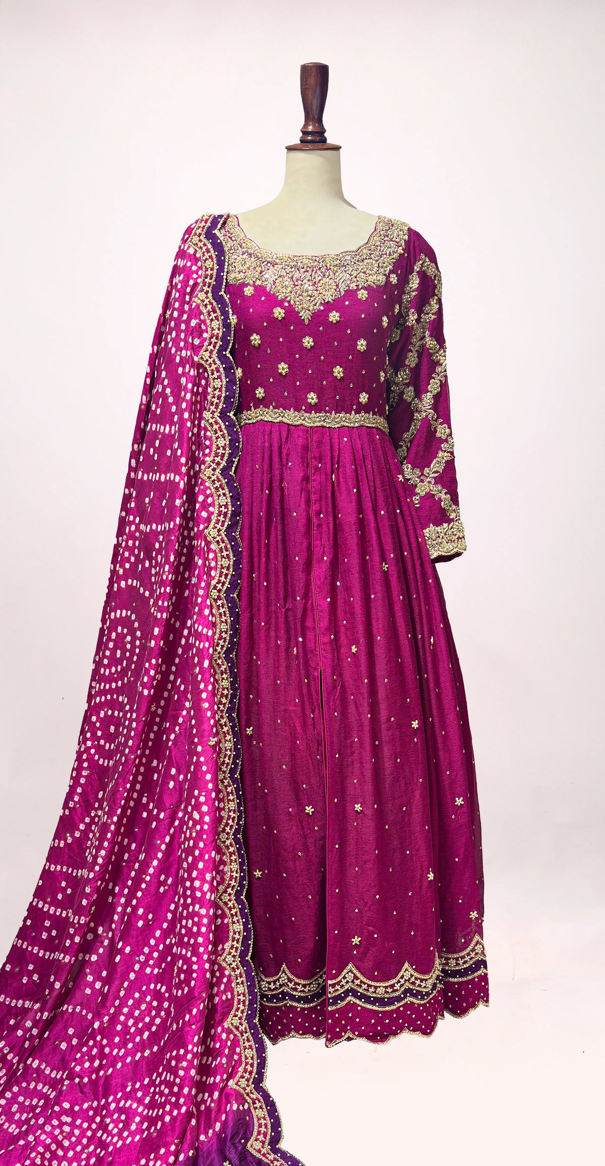 Chundri | Maxi | Hot Pink